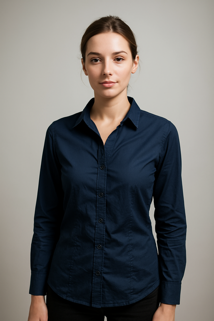 SIZZ By L2K Womens Navy Blue Shirt - M Size