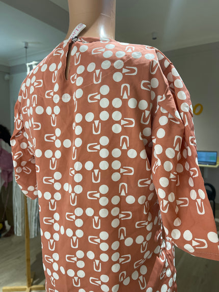 LIVIYA Womens Beige color Round Neck Crop Top L Size