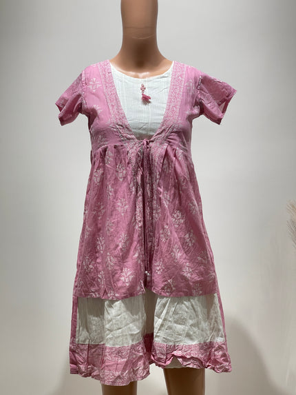 TWARA Teen Fit and Flare Pink Top - S Size