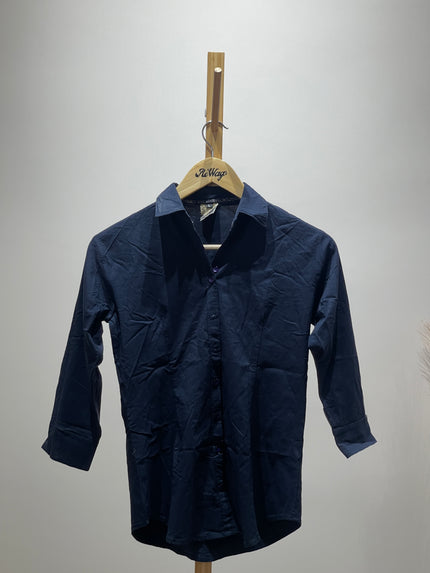 SIZZ By L2K Womens Navy Blue Shirt - M Size