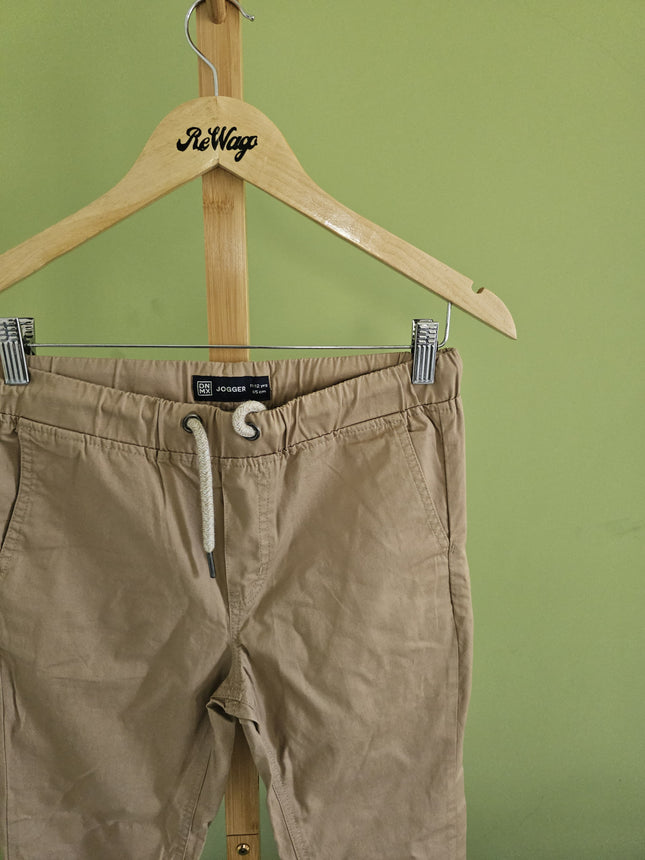 DNMX Beige Mens Joggers 11-12yrs