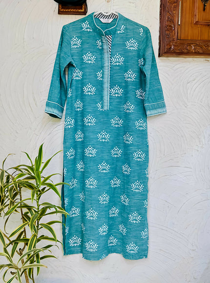 Sea Green Beautiful Kurta