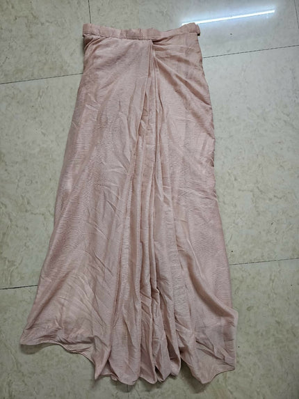 Party wear Beige-Red Designer gown of S-M size