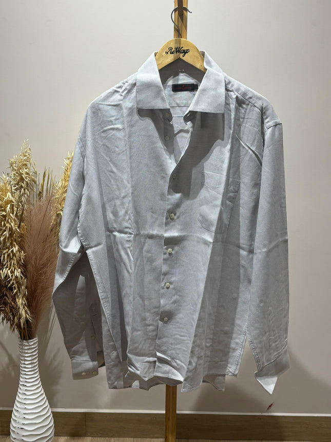 PIERRE CARDIN Men's Formal White Shirt - XL Size