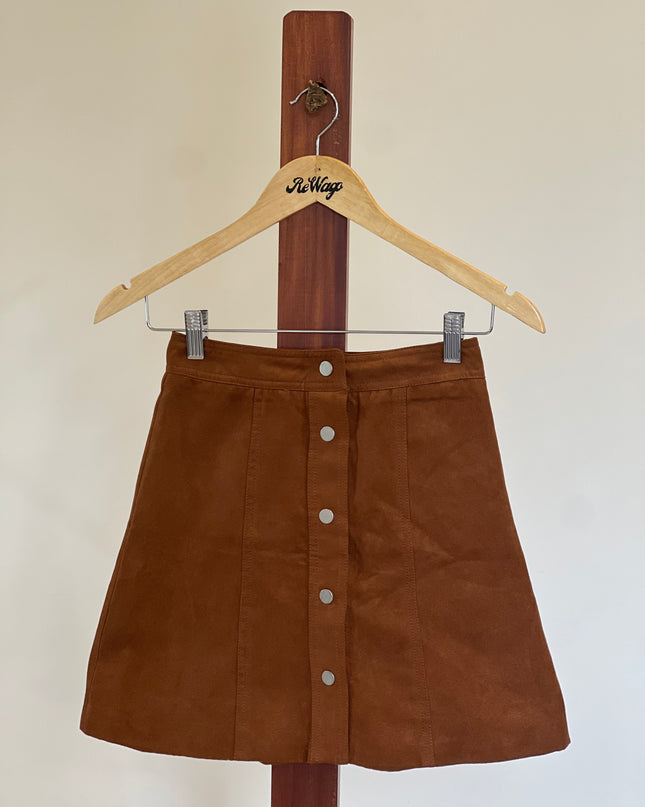 DIVIDED H&M Women’s Short Brown Skirt - XS Size