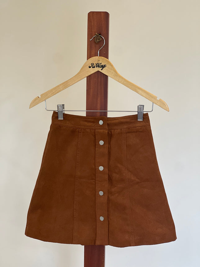 DIVIDED H&M Women’s Short Brown Skirt - XS Size