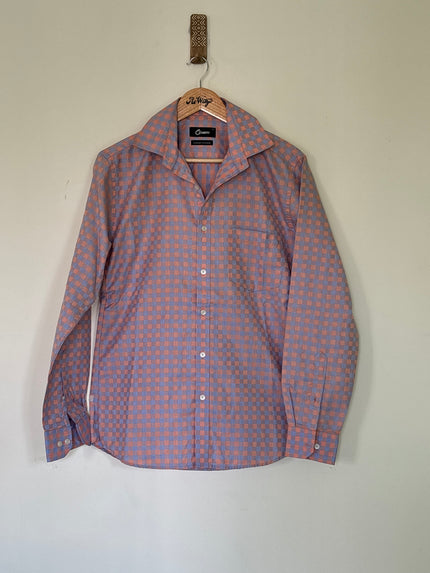 OXEMBERG Men's  Full Sleeve Organe Shirt - M Size