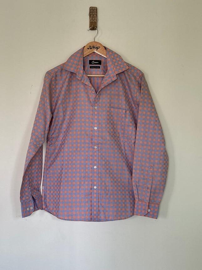 OXEMBERG Men's  Full Sleeve Organe Shirt - M Size
