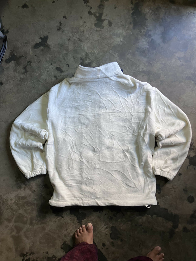 COVERNAT Men's Fleece White jacket (Sherpa) - L Size