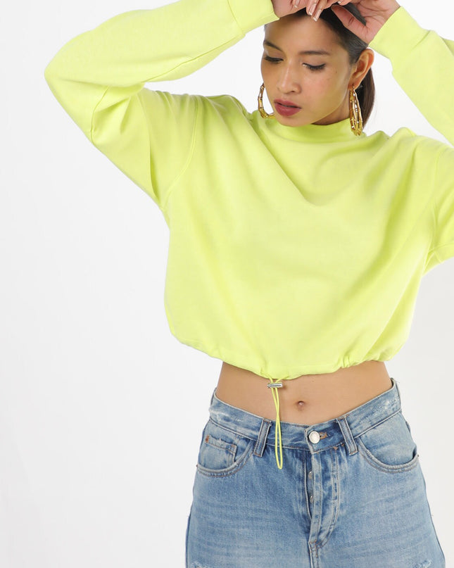 H&M Women's  Sweatshirt Yellow - L Size