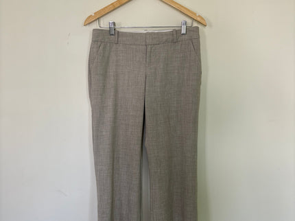 BANANA REPUBLIC Women’s Grey Formal Straight-Fit Trousers - M Size
