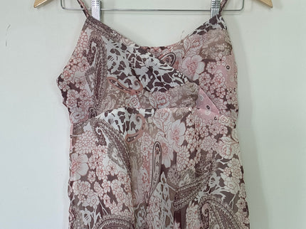 Women's Pastel Boho Style Pink Dress - S Size