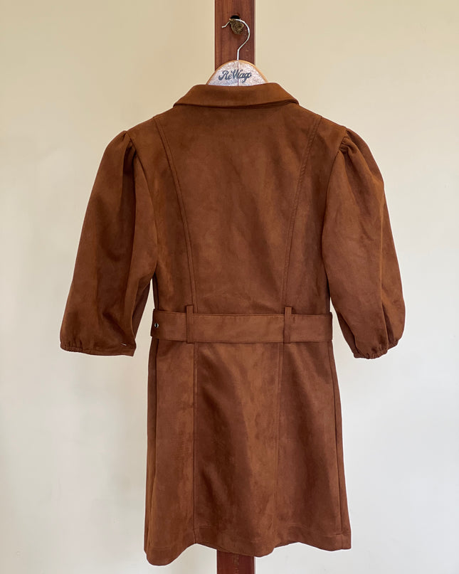 Women’s Brown Dress Half Sleeves