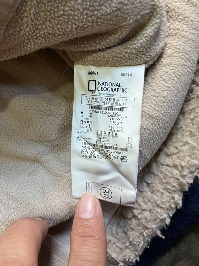 National geographic Fleece jacket-size XL