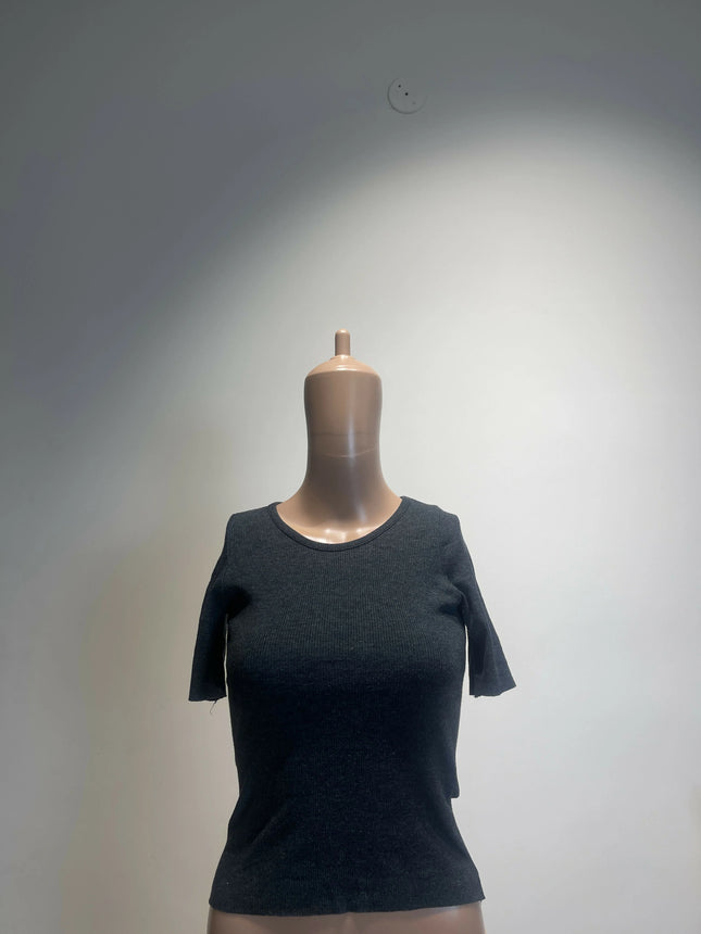 Women's Casual Gray Top - XS Size
