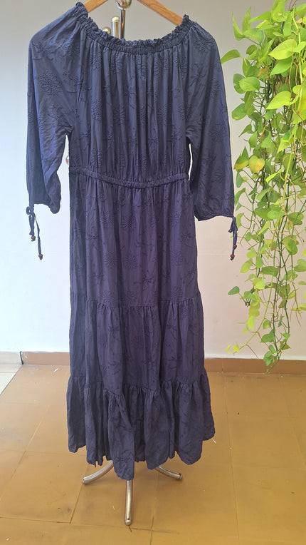 Women's Casual Navy Dress - S Size