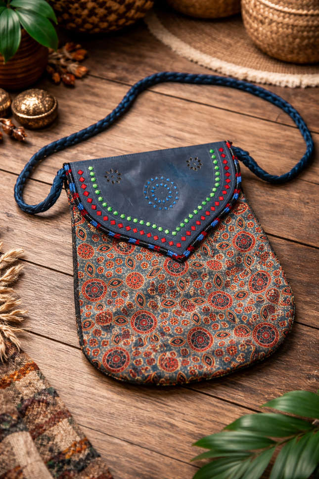 Women's Fabindia Mashru Silk Sling Bag