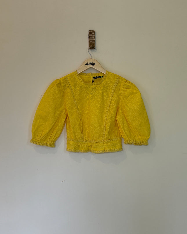 Tokyo Talkies Women’s Yellow Crop Top - M Size