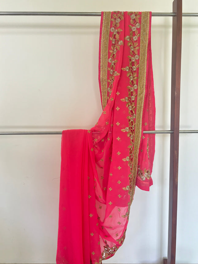 Pink Color Women’s Saree