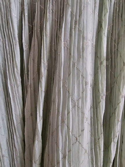 Pastal Mint Green Party Wear Gown of XS-S size