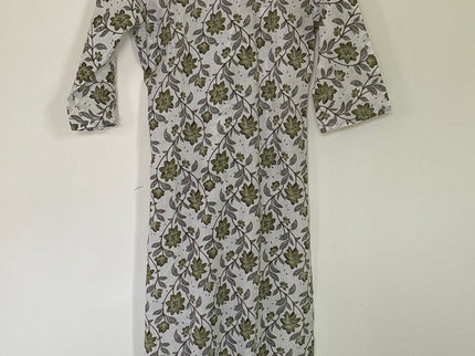 Women's Kurti Set Green - M Size