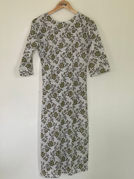 Women's Kurti Set Green - M Size