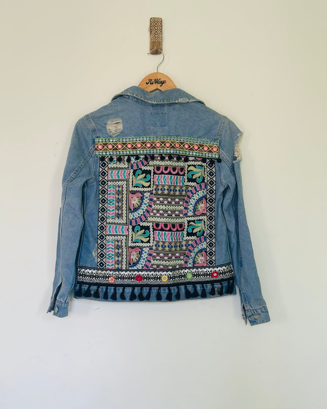 Women's Denim Blue Jacket - M Size