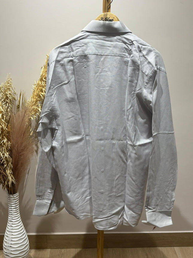 PIERRE CARDIN Men's Formal White Shirt - XL Size