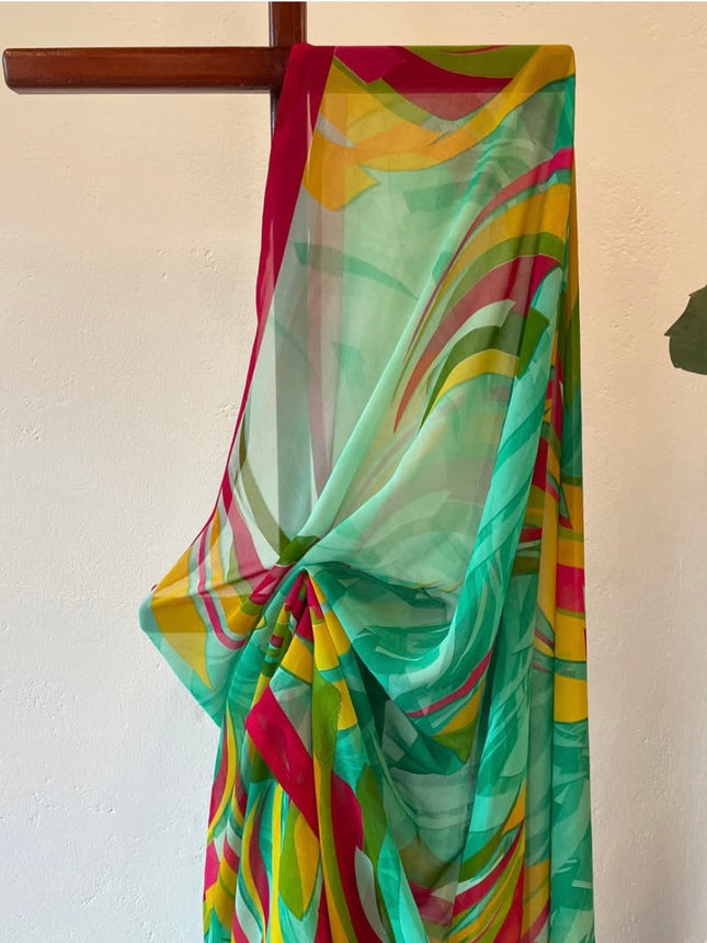 Women’s Printed Georgette Saree