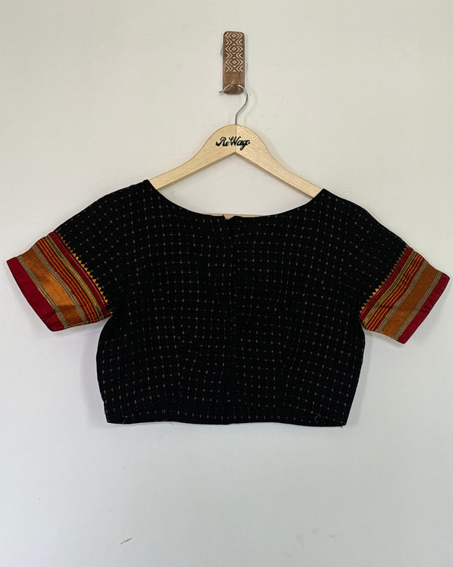 Women’s Blouse Black With Short Sleeve