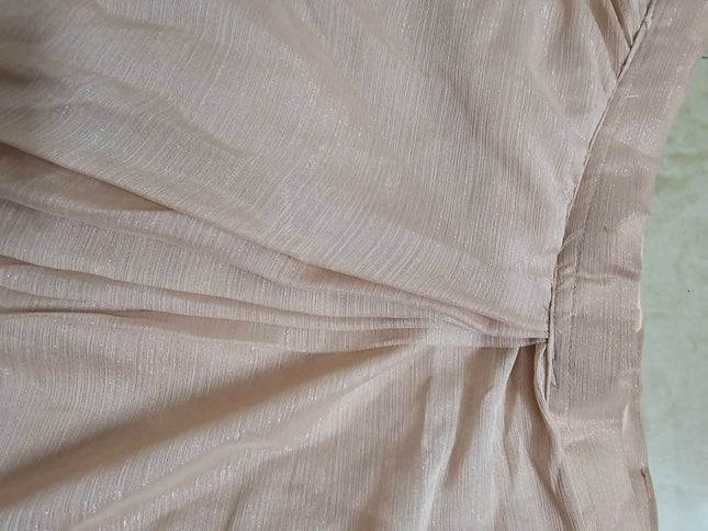 Party wear Beige-Red Designer gown of S-M size