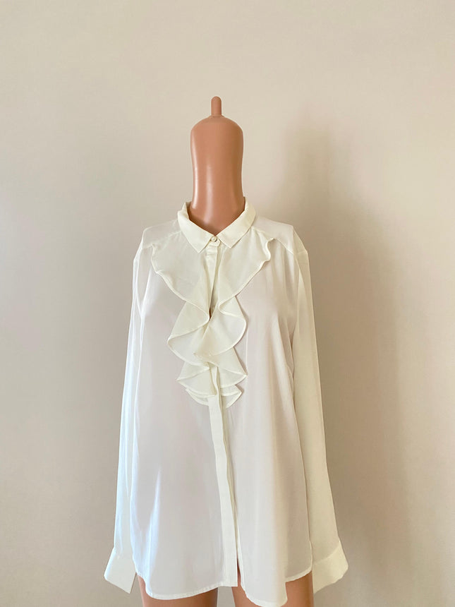MAX Women's Casual White Top - L Size