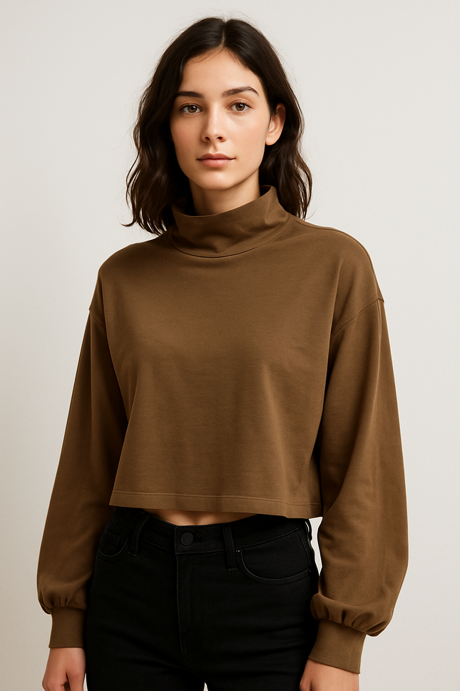 Women's Casual Brown Hoodies - XL Size