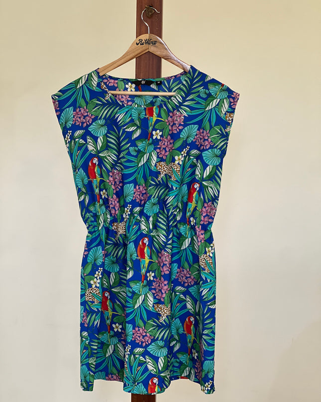 Fig Women’s Multicolor Printed Dress - M Size