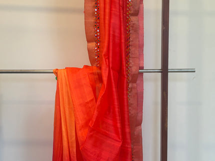 Red and Orange Women’s Saree