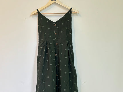 Women’s Sleeveless Green Dress - S Size