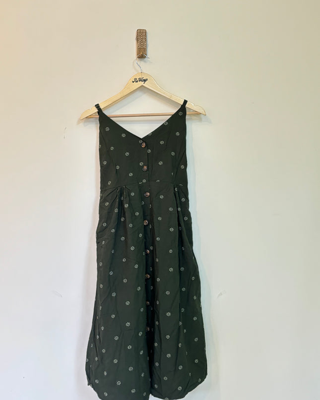 Women’s Sleeveless Green Dress - S Size
