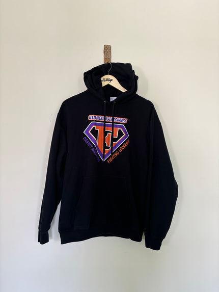 PORT COMPANY Unisex Navy Blue Hoodie - XL Size