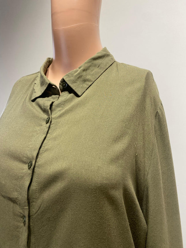 SPLASH Women's Casual Green Shirt - XL Size