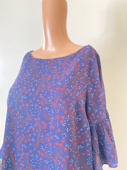 TOMMY Women's Casual Blue Top - M Size