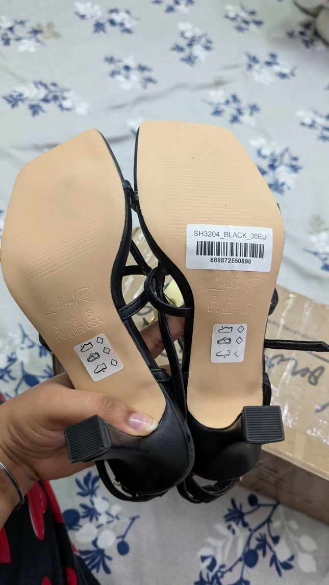Women's Black Heels- 36EUR