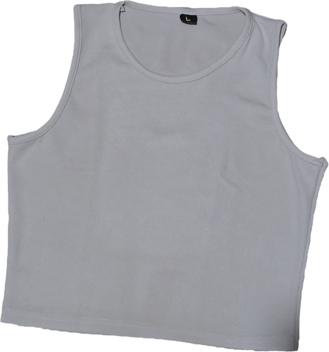 WHITE TANK TOP
