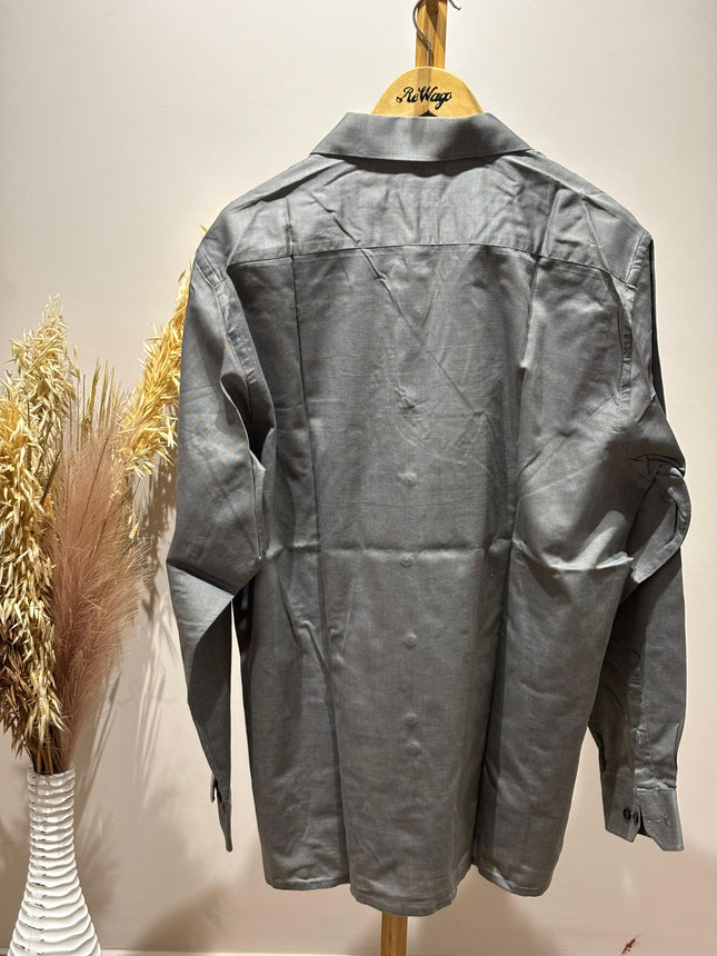 LOUIS PHILPE Men's Formal Gray Shirt - 2XL Size