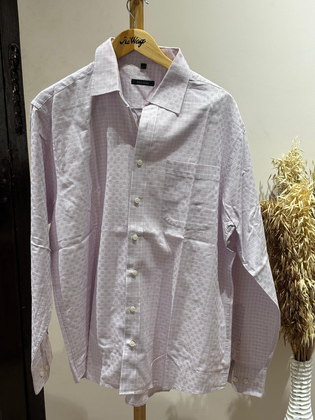 MAXIM Men's Formal Pink Shirt - 2XL Size