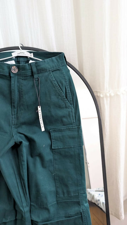 Women's Green cargo pants -30 Size