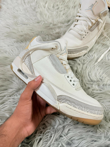 NIKE Air Jordan 3 Retro Craft 'Ivory' UK 9.5