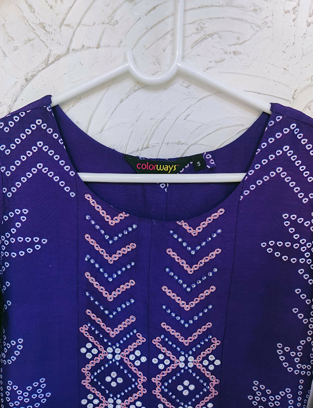 Silk Kurta with Embroidery