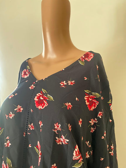 DIVIDED Women's Causal Black Top - L Size