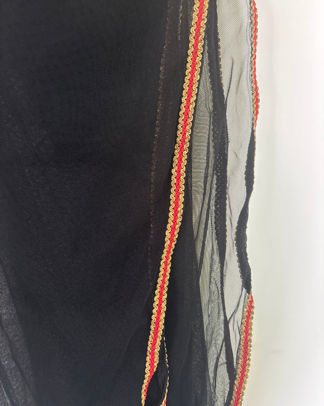 Women’s Black Net Shawl