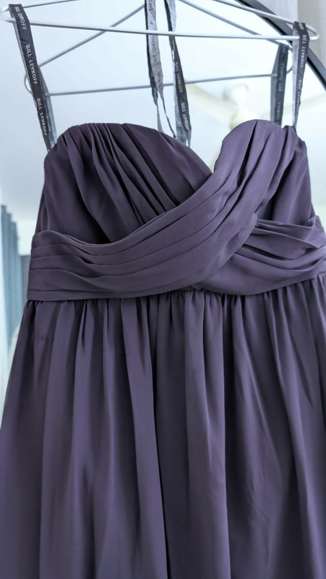 Women's Vintage violet Dress with Corset Inside - XS Size